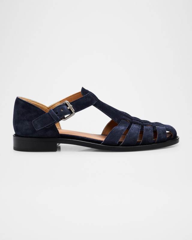 Kelsey Suede Fisherman Sandals